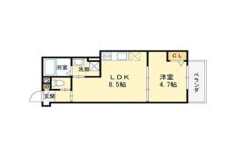 仮称）高槻市赤大路共同住宅間取り図面