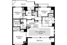 パークホームズ千里佐竹台間取り図面