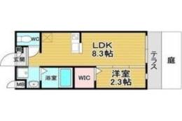 リアコート千里丘ⅠNORTH間取り図面