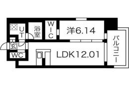 プレジオ江坂ROUGE間取り図面