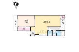 阿武野第2マンション間取り図面