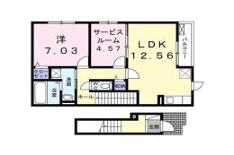 カーサ　クローバー間取り図面