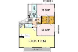 オークス玉瀬Ⅱ間取り図面