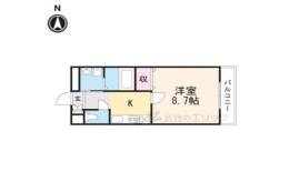 アンプルール　クラージュ　森脇間取り図面