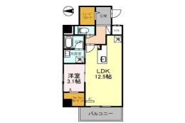アクトタレイア茨木駅前間取り図面