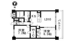 クレセント　コート間取り図面