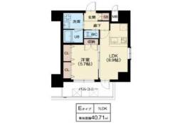 スプランディッド江坂駅前間取り図面