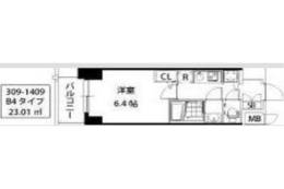 S-RESIDENCE江坂間取り図面