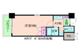 KM江坂間取り図面