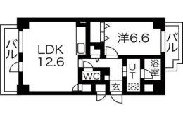 アルデール江坂間取り図面