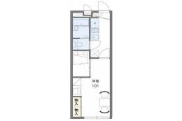 レオパレスノーサイド平田間取り図面