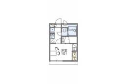 レオパレス門Ⅱ間取り図面