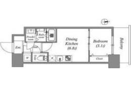 アドバンス江坂ラシュレ間取り図面