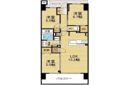 茨木ＩＣＯＣＩＴＹＷｅｓｔＣｏｕｒｔ間取り図面