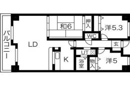アビタシオン橋本II間取り図面
