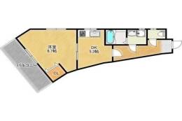 KAMITANI III BLD間取り図面