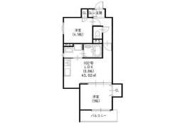クリエオーレ一津屋Ⅱ間取り図面
