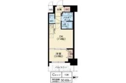 スプランディッド江坂III間取り図面