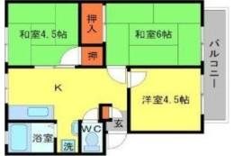 パールハイツⅠ間取り図面