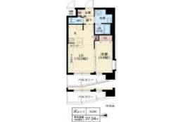 スプランディッド茨木天王間取り図面