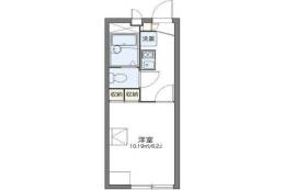 レオパレスピュアホワイト間取り図面