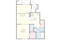 グラッドネス江坂間取り図面