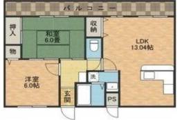 フィールドヴィレッジⅡB棟間取り図面