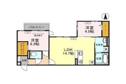 FlourichⅠ（フローリッチワン）間取り図面