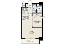 Alivis北梅田間取り図面