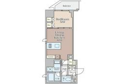 クレストコート堂島間取り図面