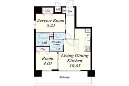 ブル フォルトゥーナ扇町間取り図面