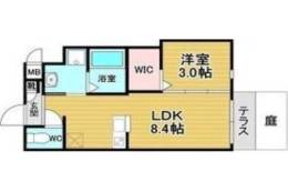 リアコート千里丘ⅠNORTH間取り図面