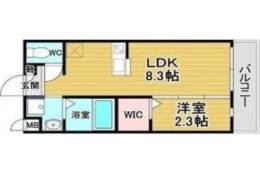 リアコート千里丘ⅠNORTH間取り図面