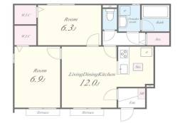 Sun Valley江坂間取り図面