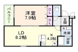 （仮称）フジパレス戸伏町Ⅱ間取り図面