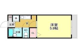 アール江坂間取り図面