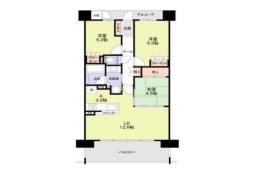 ファインクォーターシティ　１３０３号室間取り図面