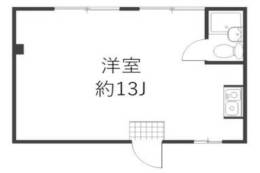 ブードワール（北側）間取り図面