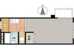 クロ－バーＭオザキ間取り図面