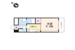 アンプルール クラージュ 別府間取り図面