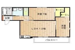 グリーンコート上牧間取り図面