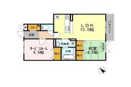 サンスクエア千里万博　Ａ棟間取り図面