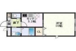 アンプルール　クラージュ　ウエストヒルズ間取り図面