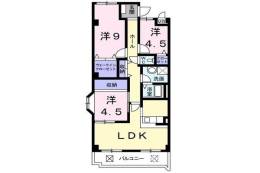 シェリール河崎２間取り図面