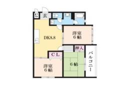 宮西ハイツ間取り図面