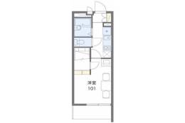 レオパレスセジュール高槻間取り図面