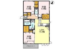 ル・レーヴ吹田山手町間取り図面