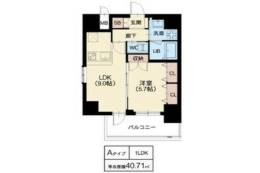 スプランディッド江坂駅前間取り図面