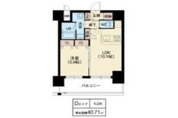 スプランディッド江坂駅前間取り図面