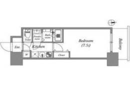 アドバンス江坂ラシュレ間取り図面